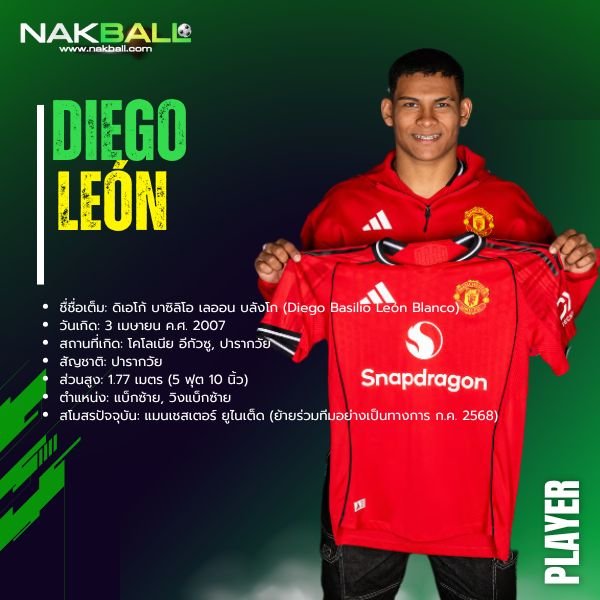 นักบอล ดิเอโก้ เลออน
