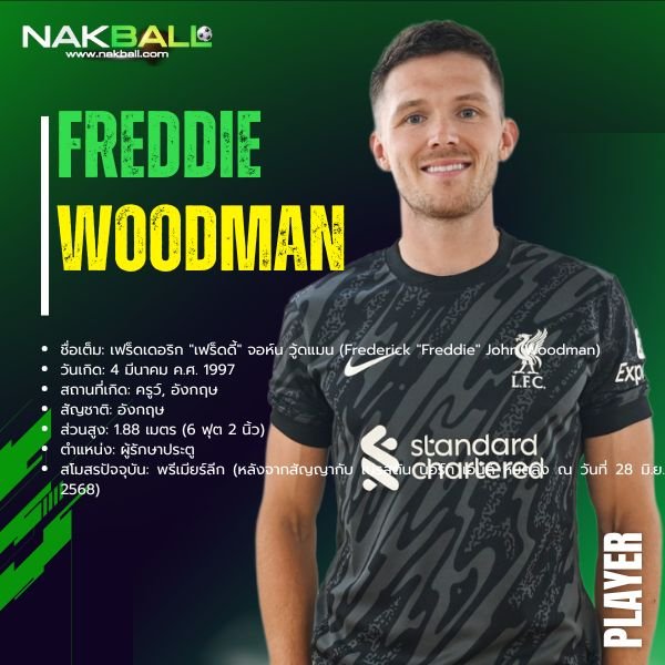 นักบอล เฟร็ดดี้ วู้ดแมน