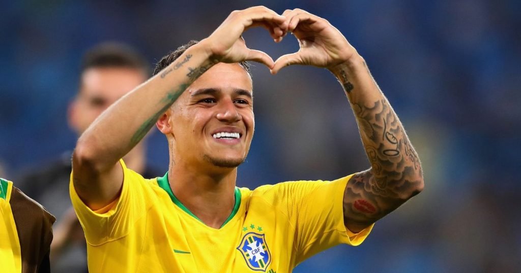 เส้นทางในนามทีมชาติ ฟิลิปเป้ คูตินโญ่