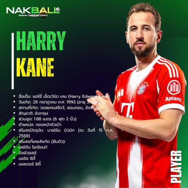 ประวัติ แฮร์รี่ เคน