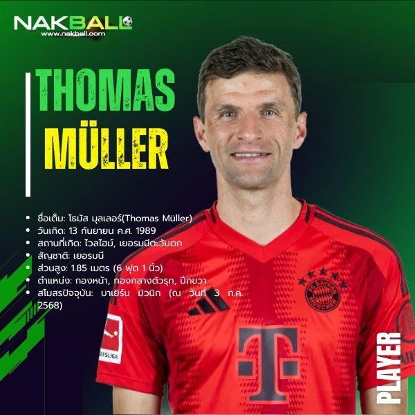 นักบอล โธมัส มุลเลอร์