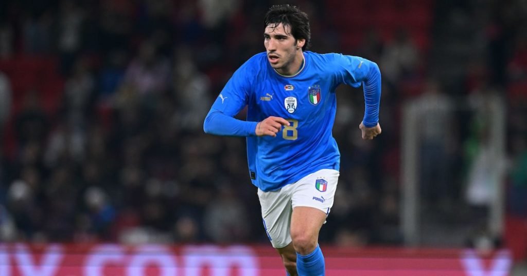 เส้นทางในนามทีมชาติ ซานโดร โตนาลี