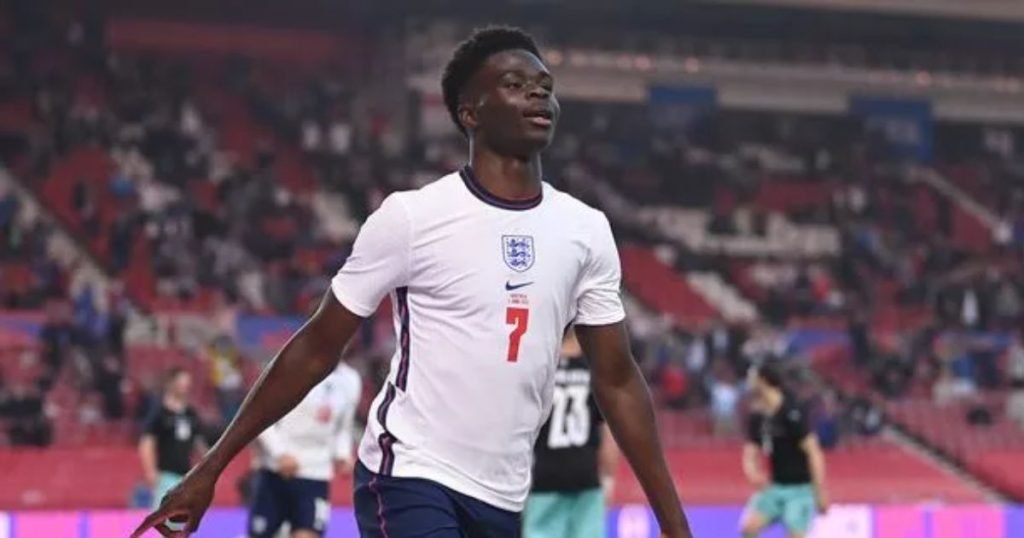 เส้นทางในนามทีมชาติ บูกาโย ซากา