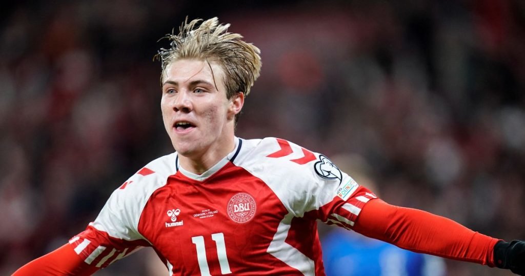 เส้นทางในนามทีมชาติ ราสมุส ฮอยลุนด์