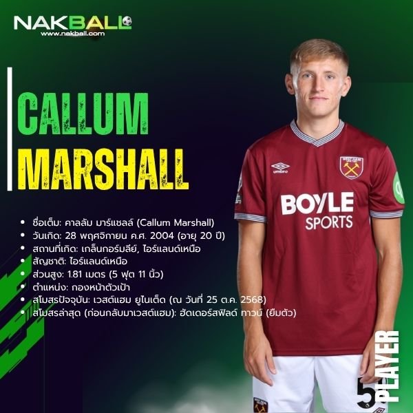คาลลัม มาร์แชลล์